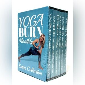 NEW FACTORY SEALED Yoga Burn Monthly ~ Entire Collection Six Month DVD Set